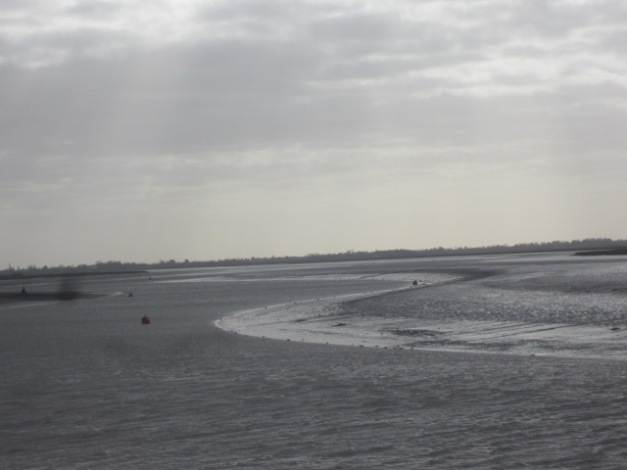 The Colne Estuary, looking towards Fingringhoe (4/2/13)
